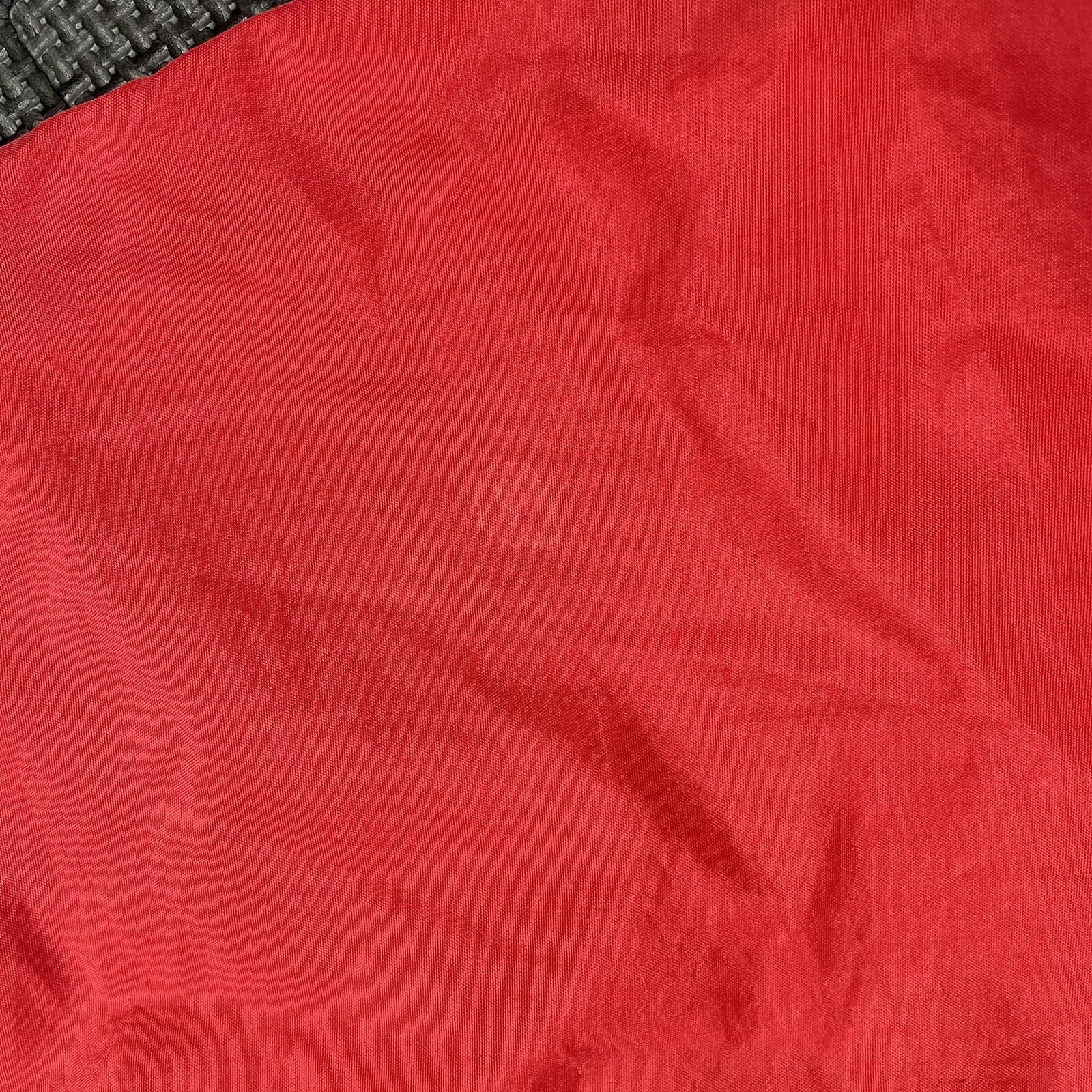 Vintage 80s 90s BIKE Pullover Jacket Large Red River Embroidered Spellout