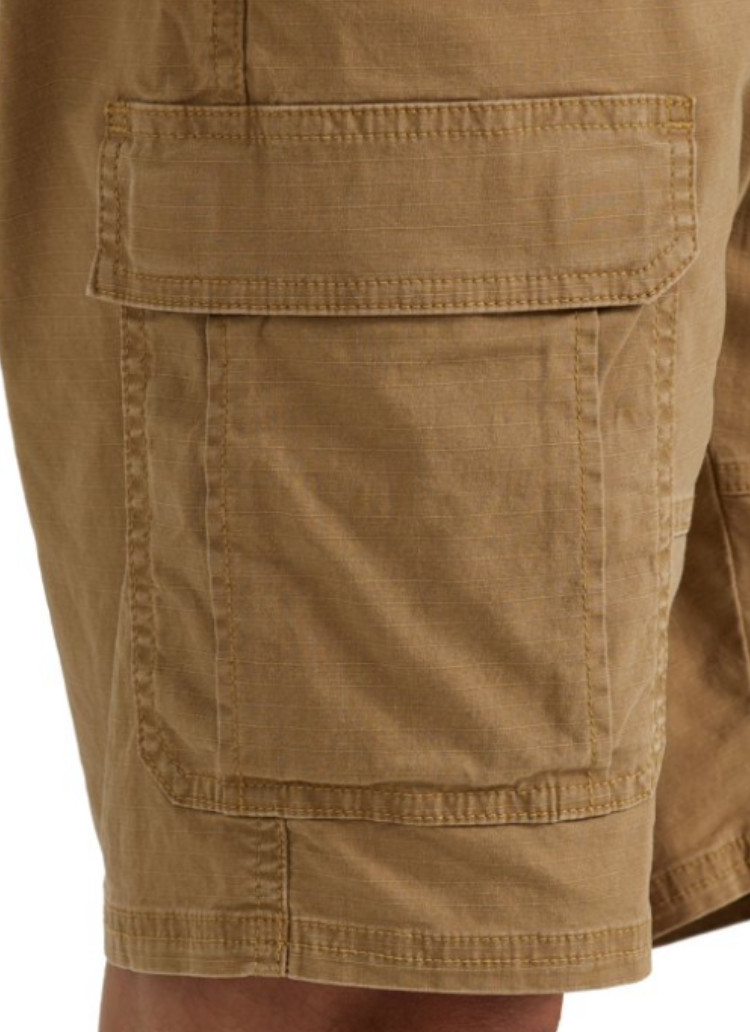Men’s Wrangler 10 in. Relaxed Fit RipStop Cargo Shorts w/ Stretch CHOOSE SIZES