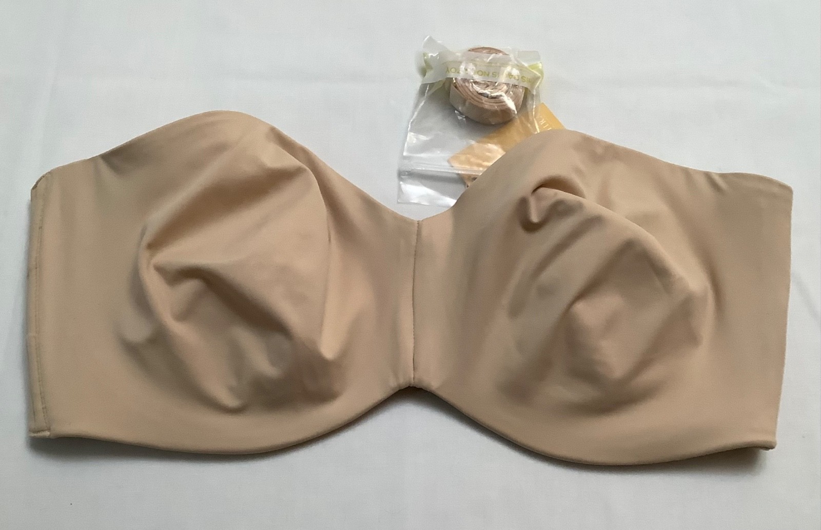 Delimira Convertible Strapless Underwire Bra Style # W592S,Beige, 34G, NWOT