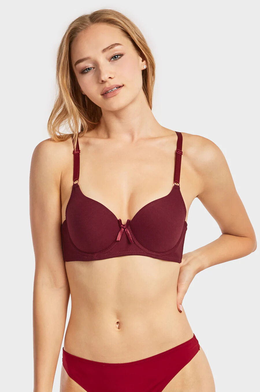 6 Pack Women Full Coverage Solid Comfort Cotton Underwire T-Shirt Bra A B C Cup