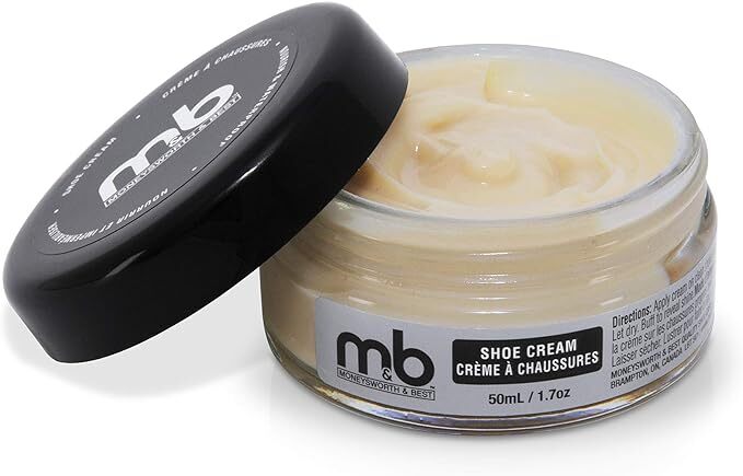 Moneysworth Best Boot & Shoe Cream Polish – 1.7 oz 50 ml (All Colors )
