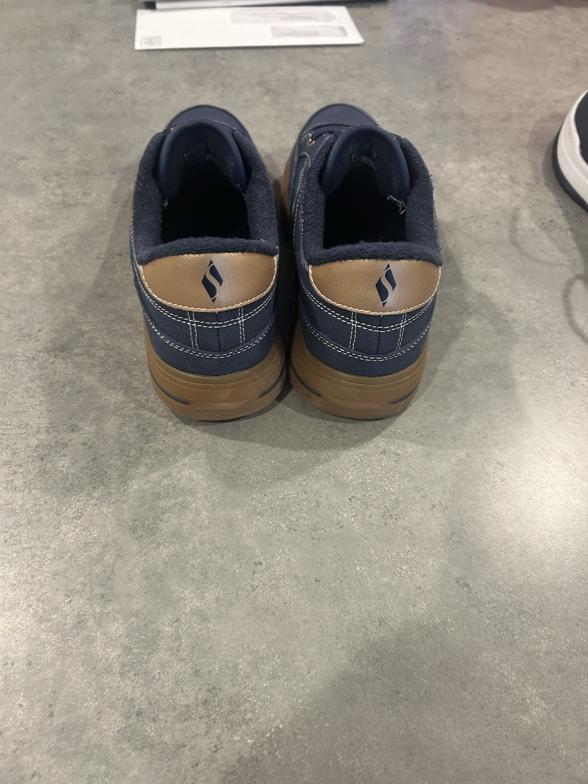Skechers Relaxed Fit Memory Foam Air Cooled Slip On Sneakers Shoes