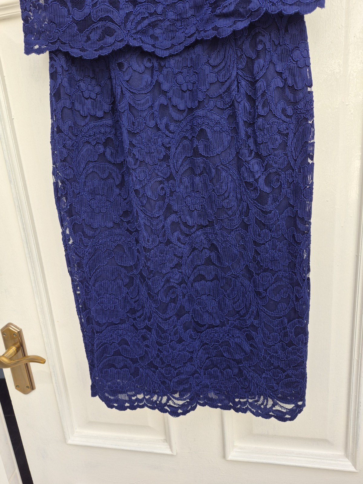 Oasis Royal Blue Lace dress. Size 12. Fully Lined. Good condition.