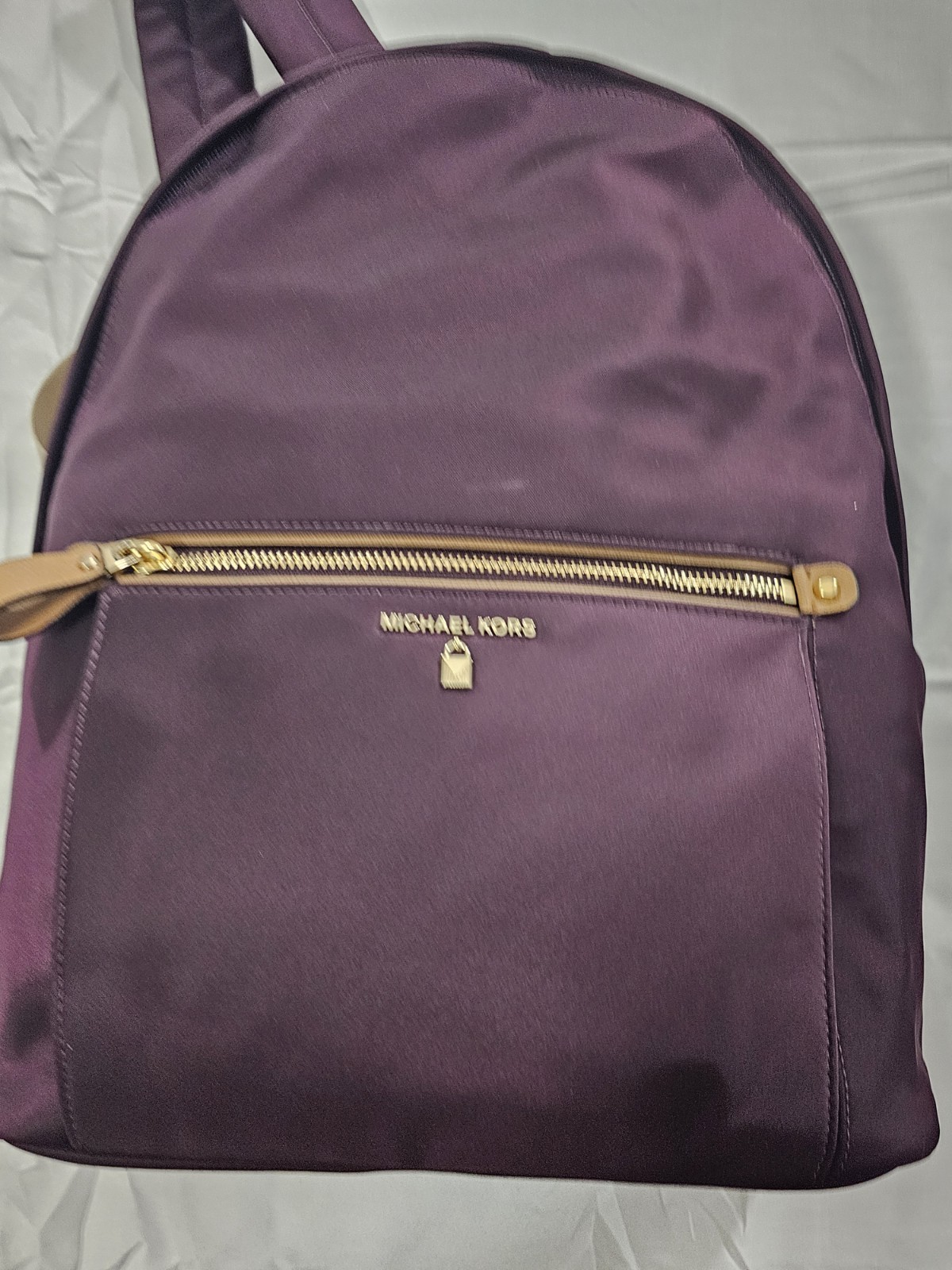 Michael Kors Burgundy Kelsey Nylon Backpack ~ LIGHT WEAR ~
