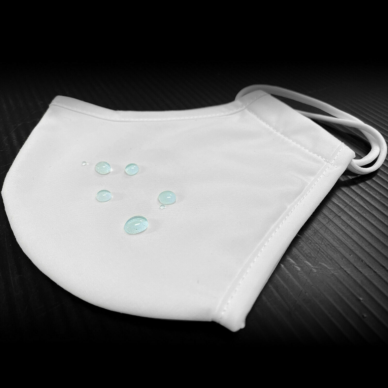 4 pcs Face Mask waterproof triple layer Face Mask Reusable Washable white