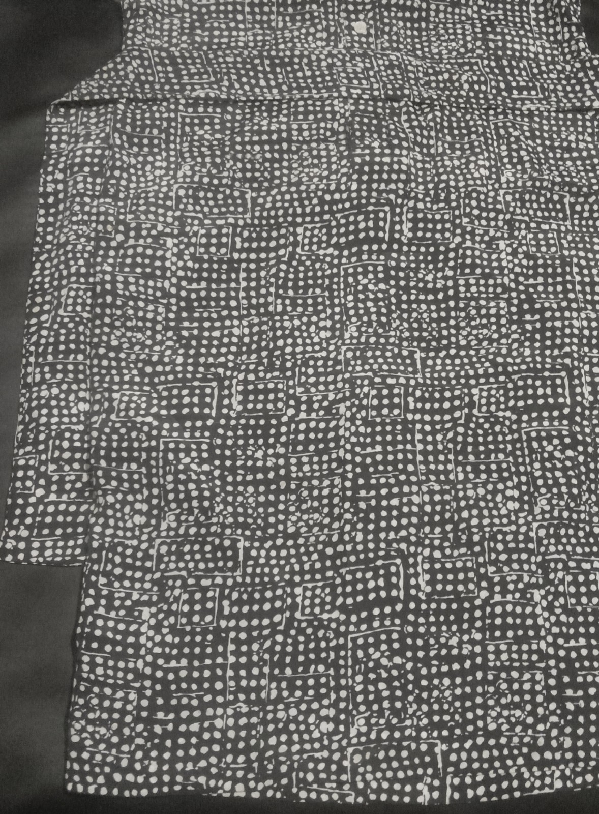 Brownstone Studio New York Shirt Dress Size 12 Black White Polka Dot Belted USA
