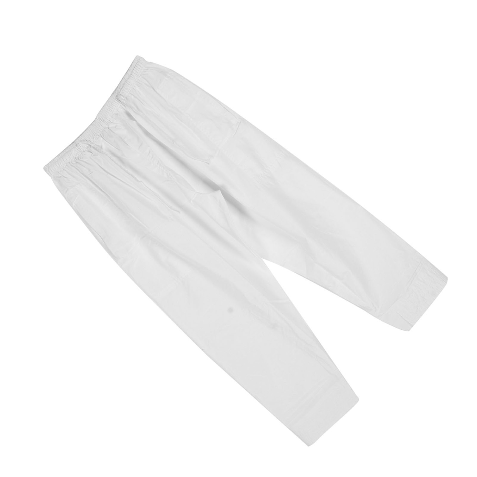 Men Muslim Pants Polyester Cotton LooseStyle With Waist Elastic Band Afghan