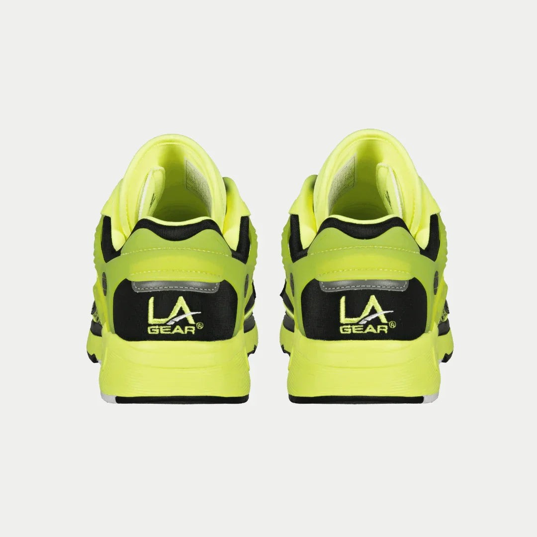 LA Gear Mens Catapult – 2022 Genuine Leather Lighted Tongue Low Top