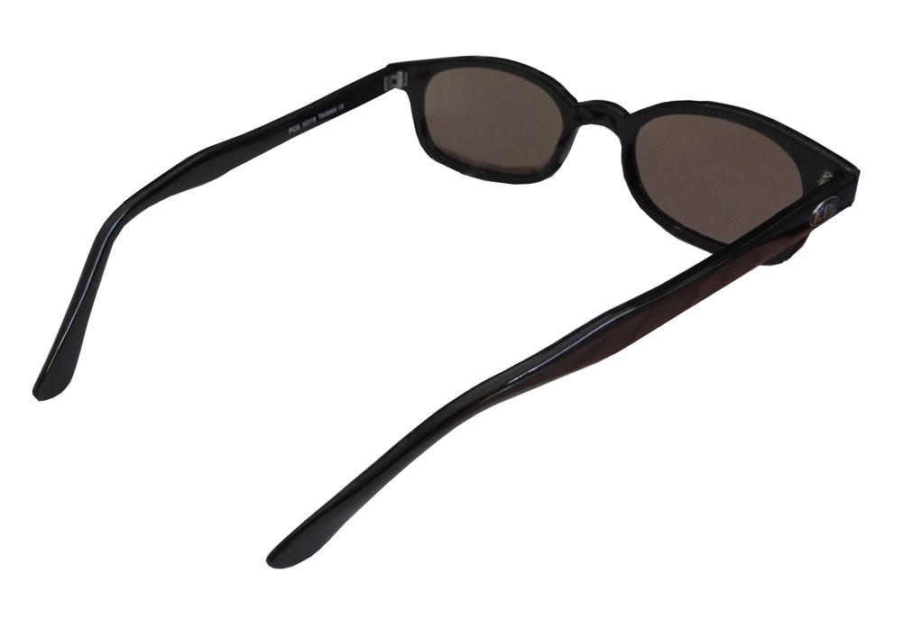 Original X-KD’s Biker Blue Mirror Lens Black Frames Sunglasses