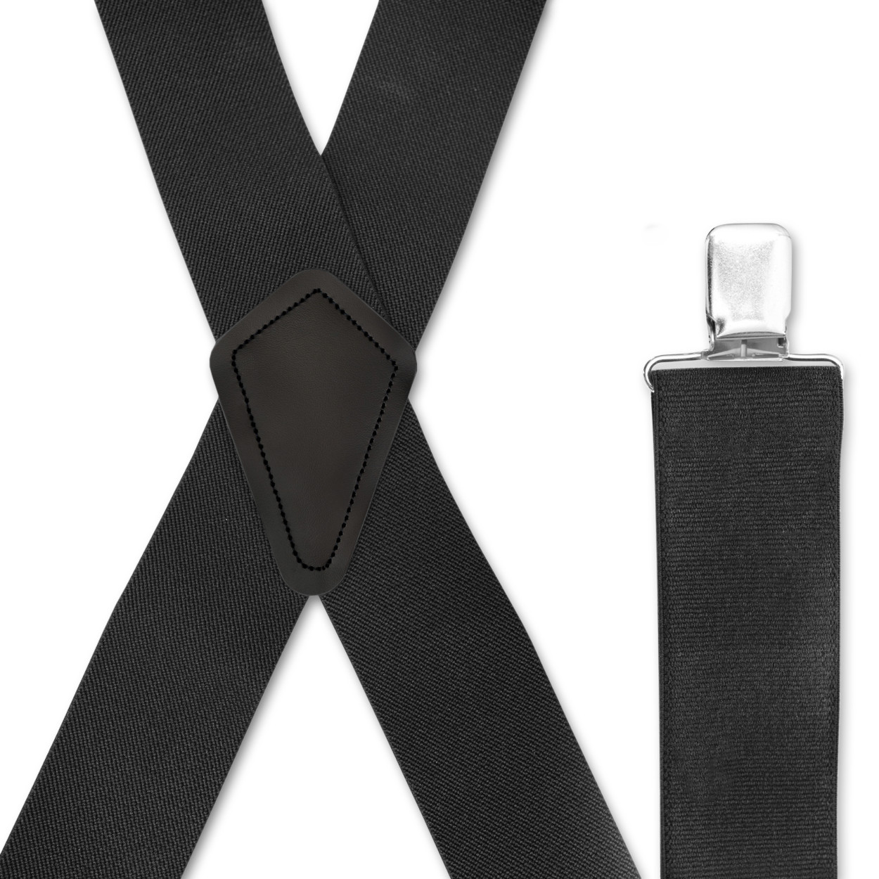 Men’s Suspenders – Strong Clips, Many Colors, X Style 1.5″ & 2″, USA Made