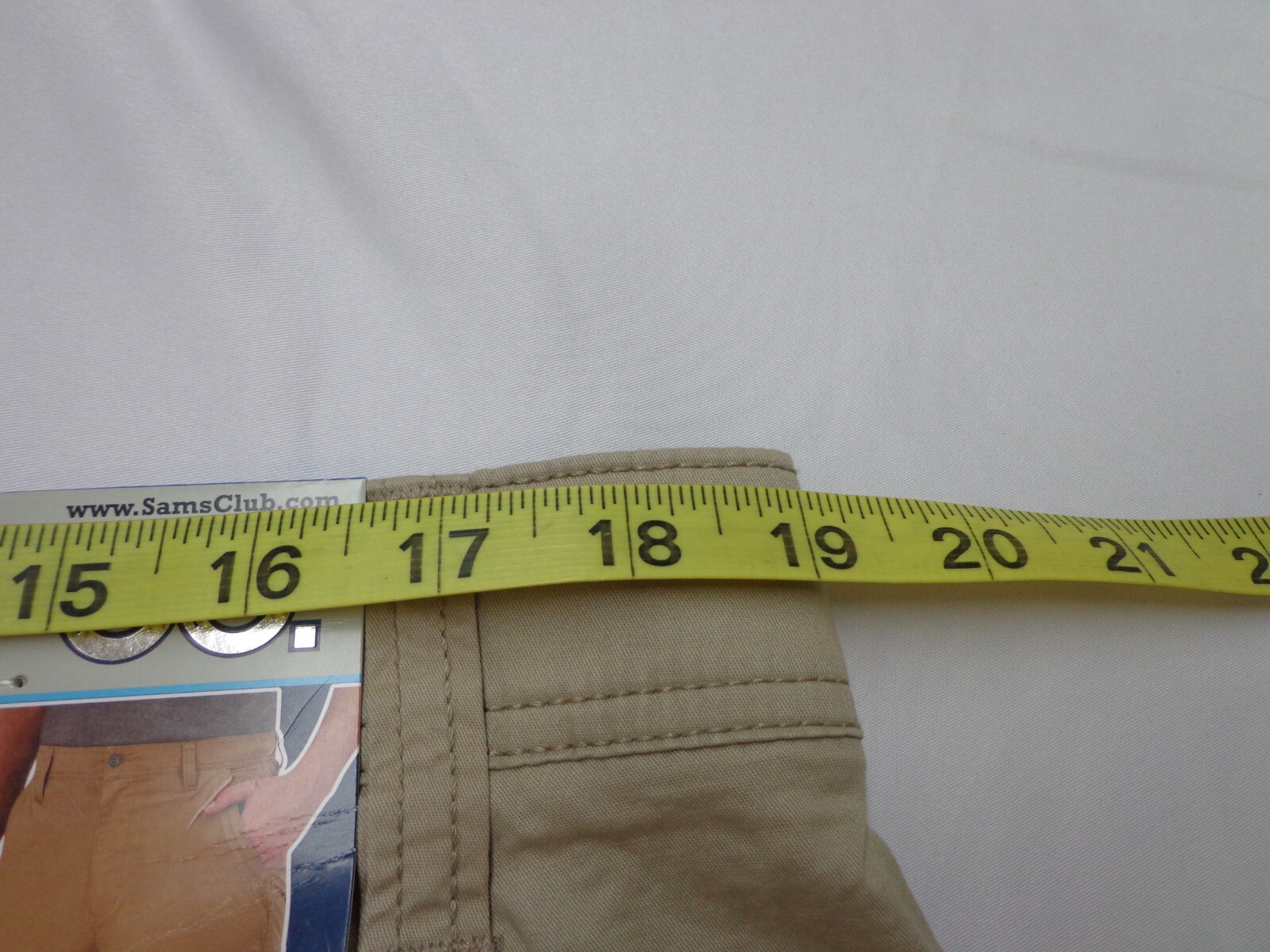 Iron Co Stretch Cargo Shorts Regular Fit Cotton Blend Vintage Wheat Size 38