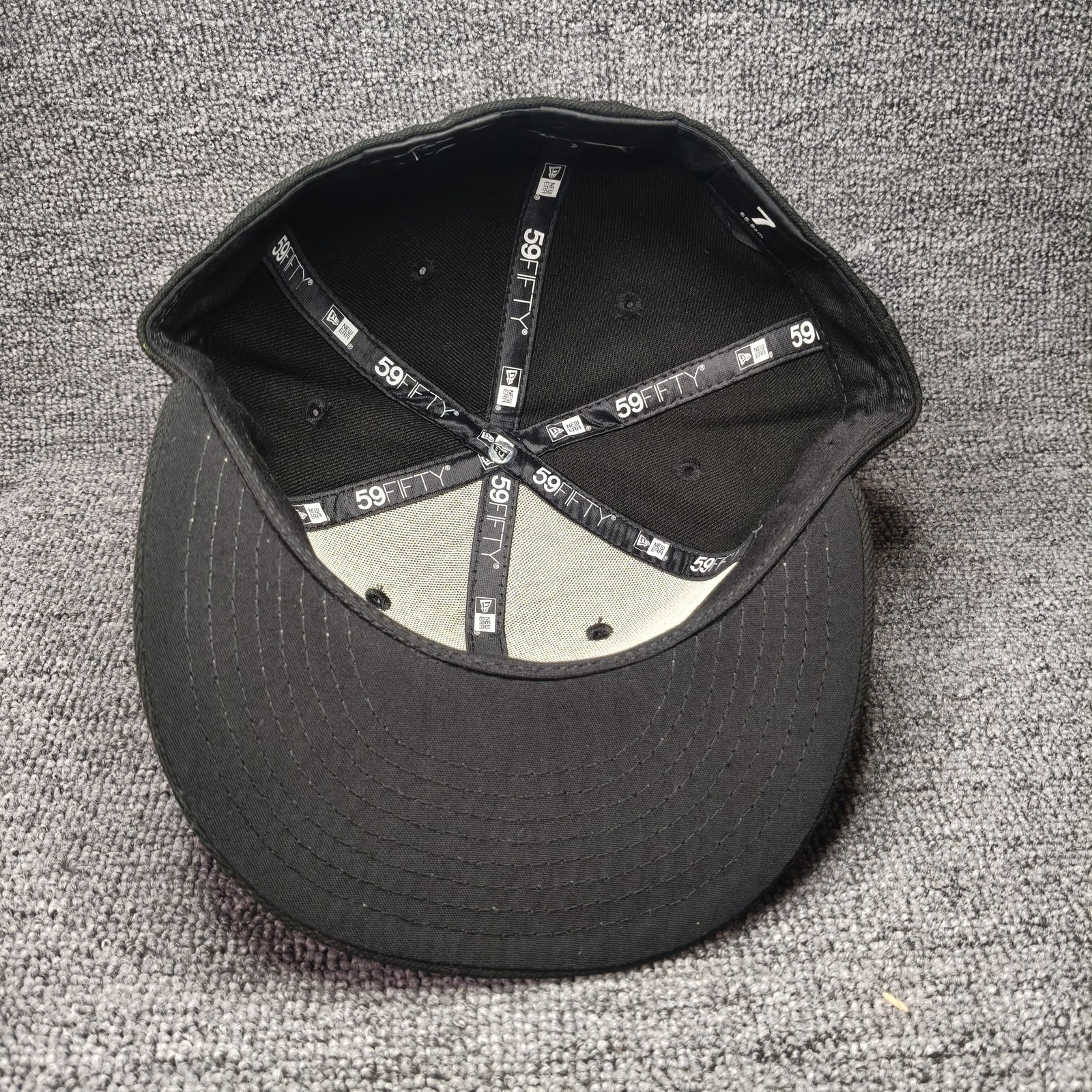 New Era Hillsboro Hops 59FIFTY Fitted Black Size 7 MiLB Hat