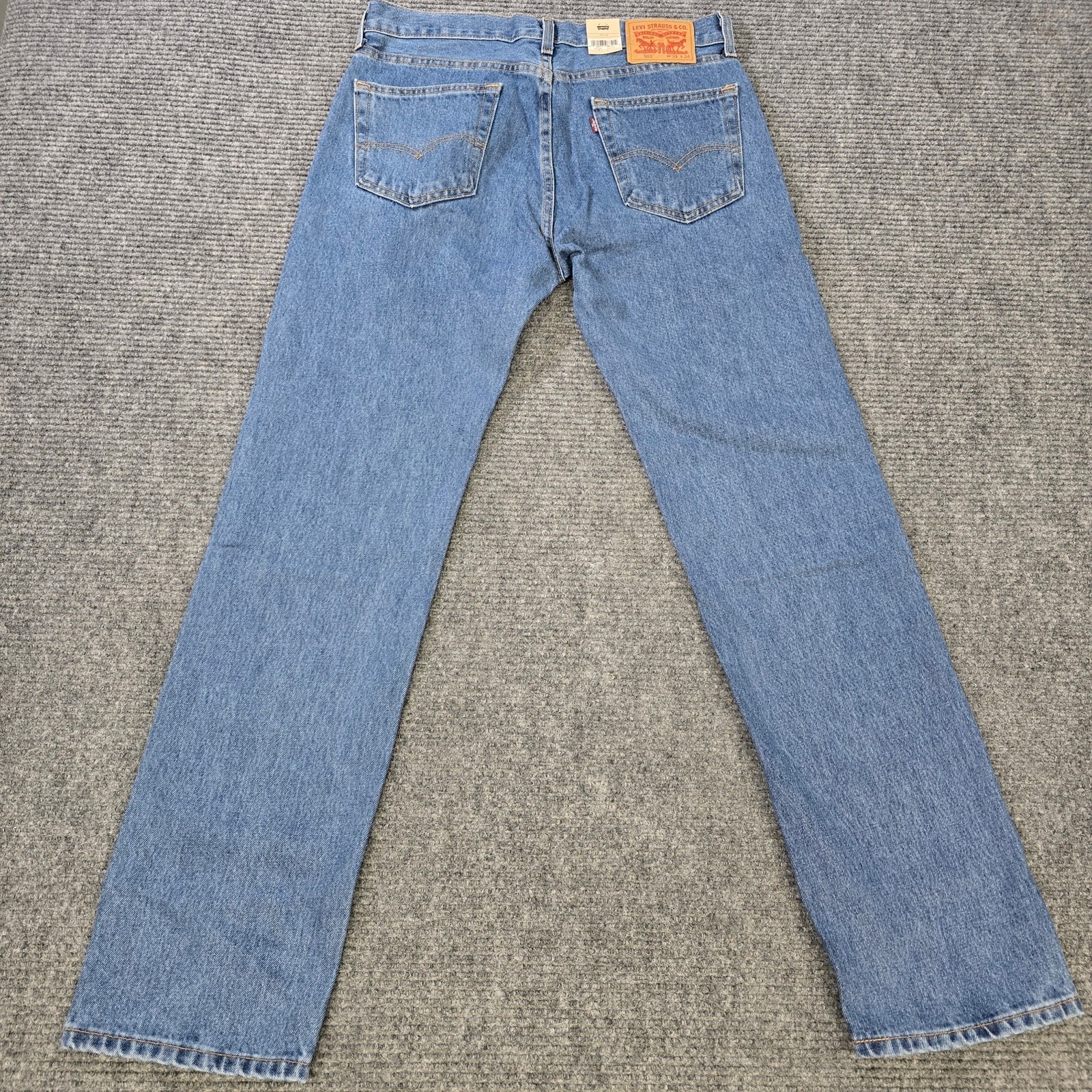 Levi’s 505 Jeans Men’s 33×34 Blue Regular Tall Straight Classic NWT