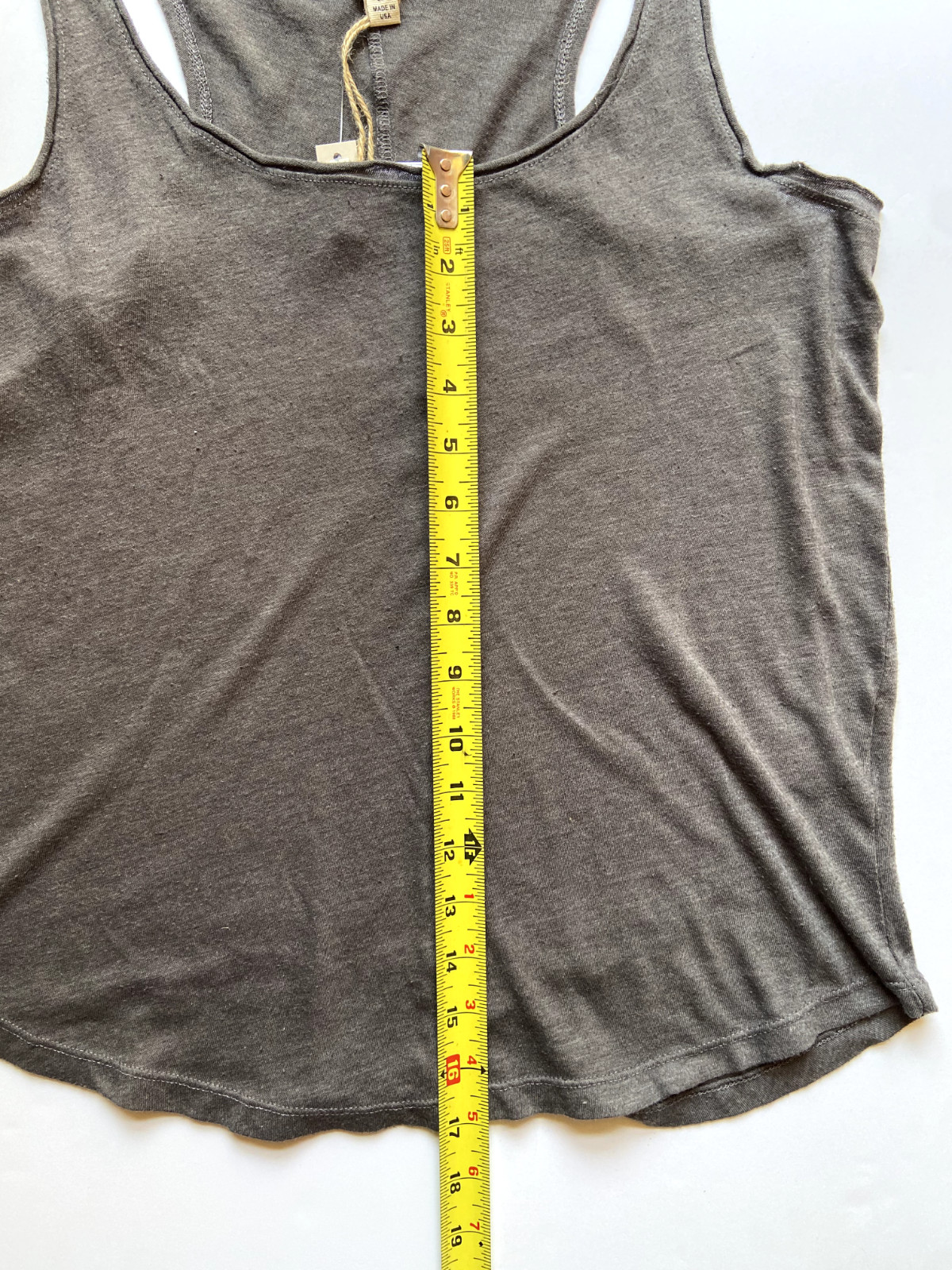 Rivet & Thread x J.Crew Womens Tank (NWT) Grey, Garment Dyed, UP TO 70% OFF MSRP