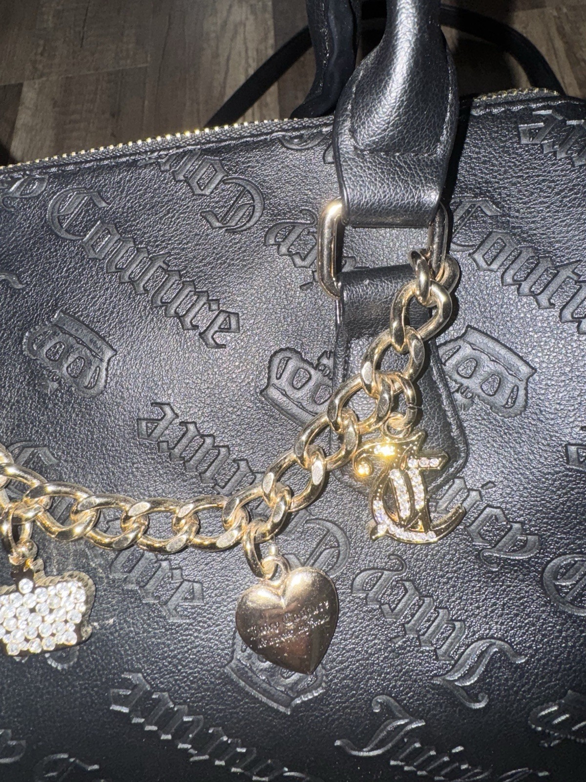 Juicy Couture I’m Not Your Babe Cross Body With Chain of Charms