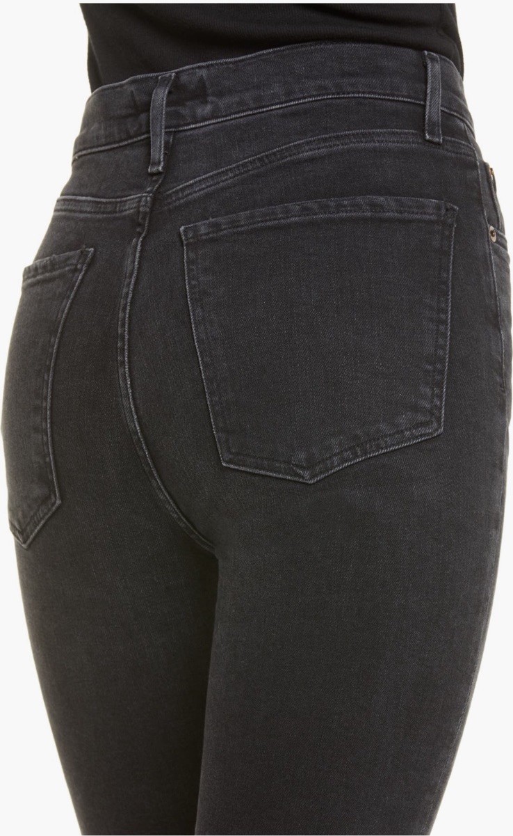 AGOLDE Nico Distressed High Waist Ankle Skinny Jean in Cassette size 24