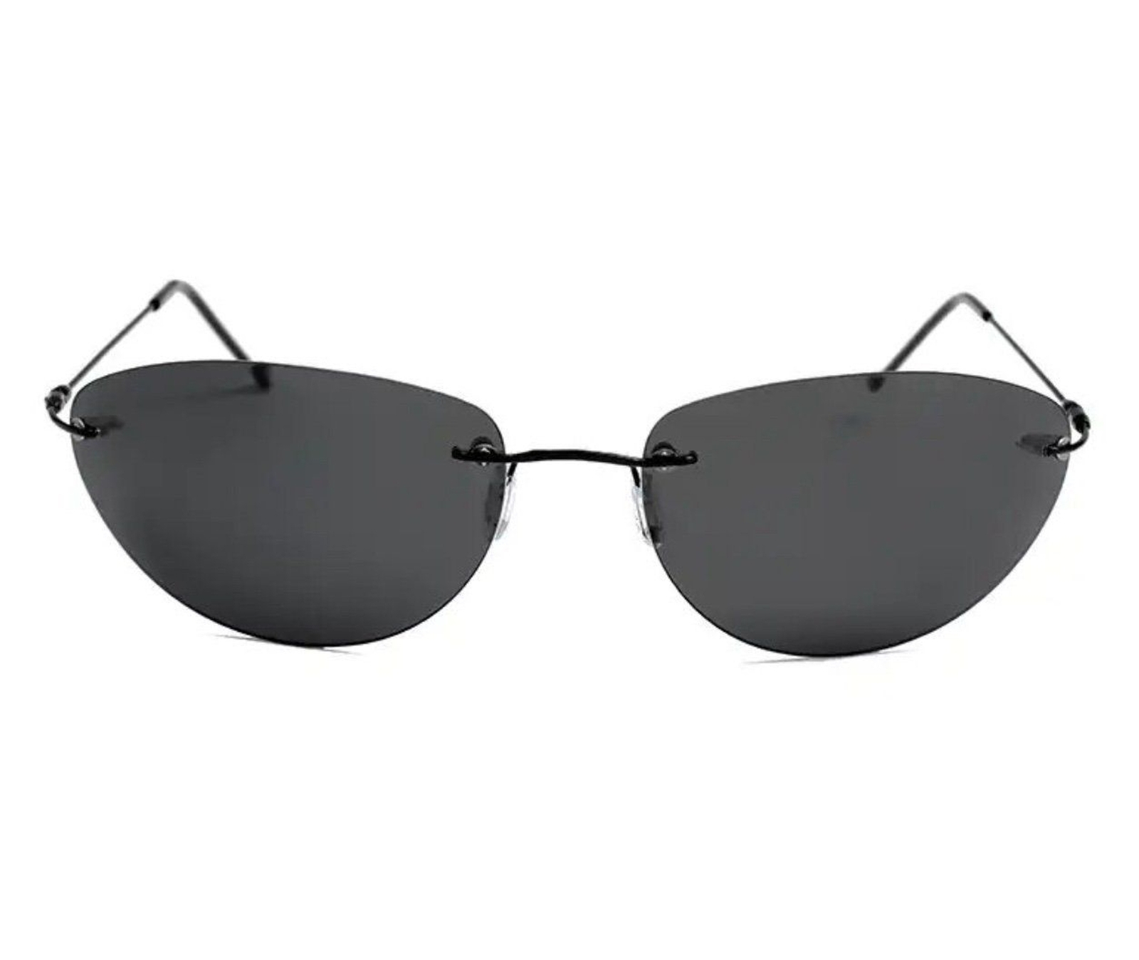Fashion Cool The Matrix Neo Style Polarized Sunglasses Ultralight Rimless Men