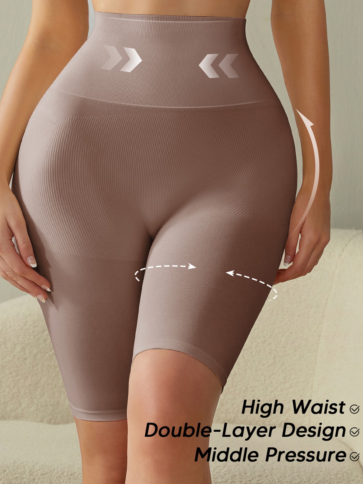 Fajas Women’s High Waist Shapewear Short Tummy Control Body Shaper Girdle Pants