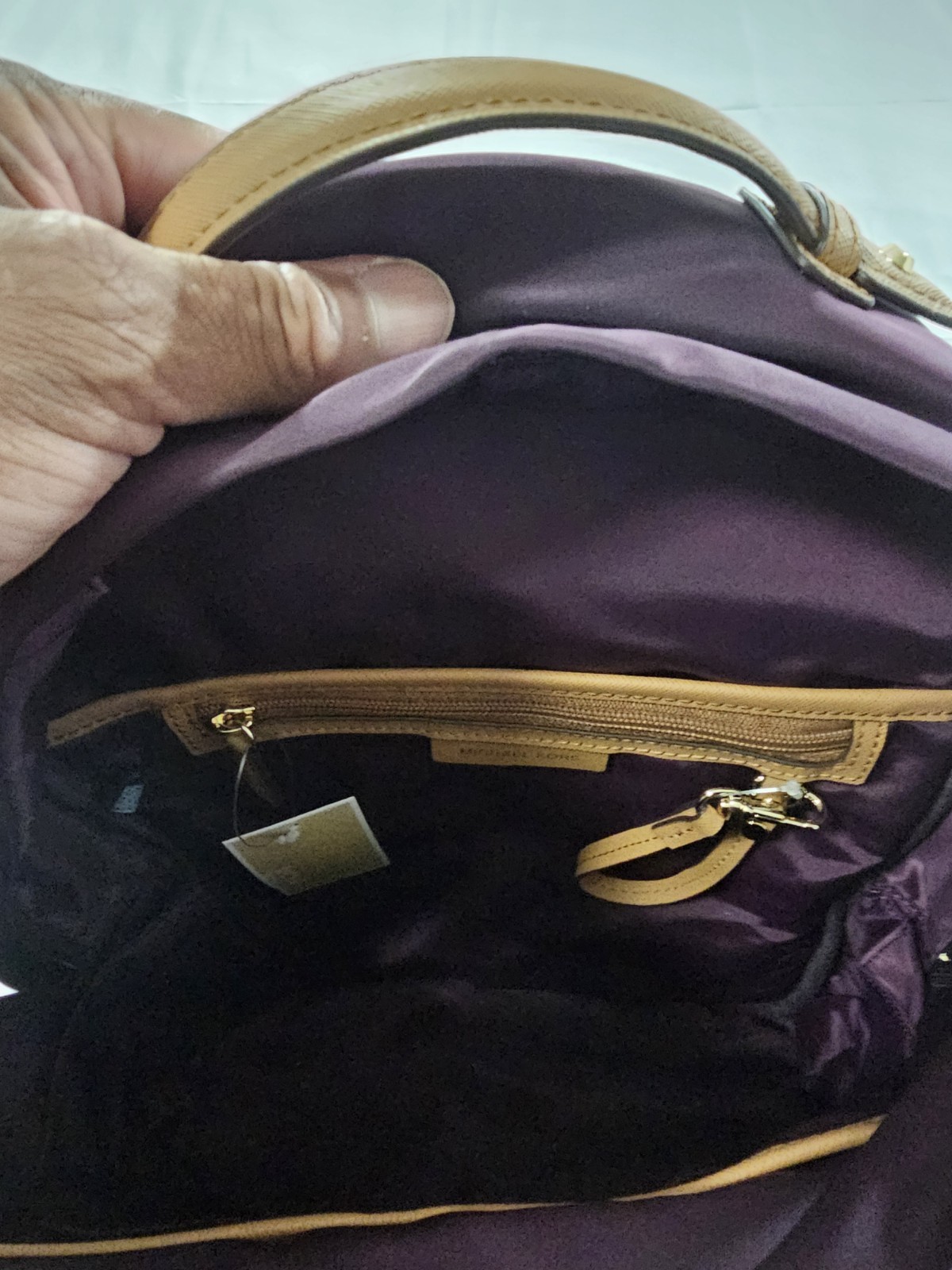Michael Kors Burgundy Kelsey Nylon Backpack ~ LIGHT WEAR ~