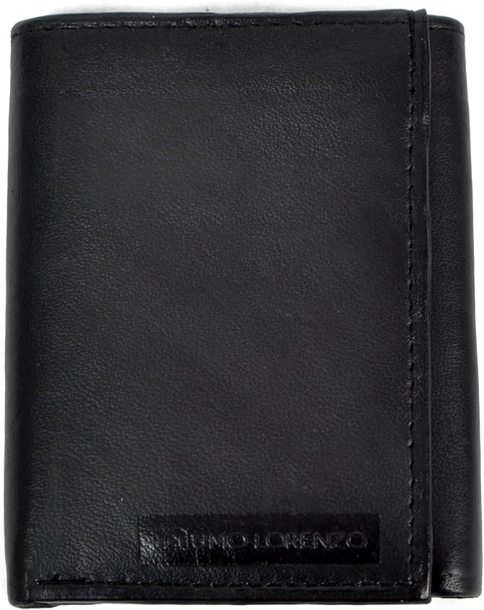 Standard Photo ID Genuine Leather Tri-fold Wallet