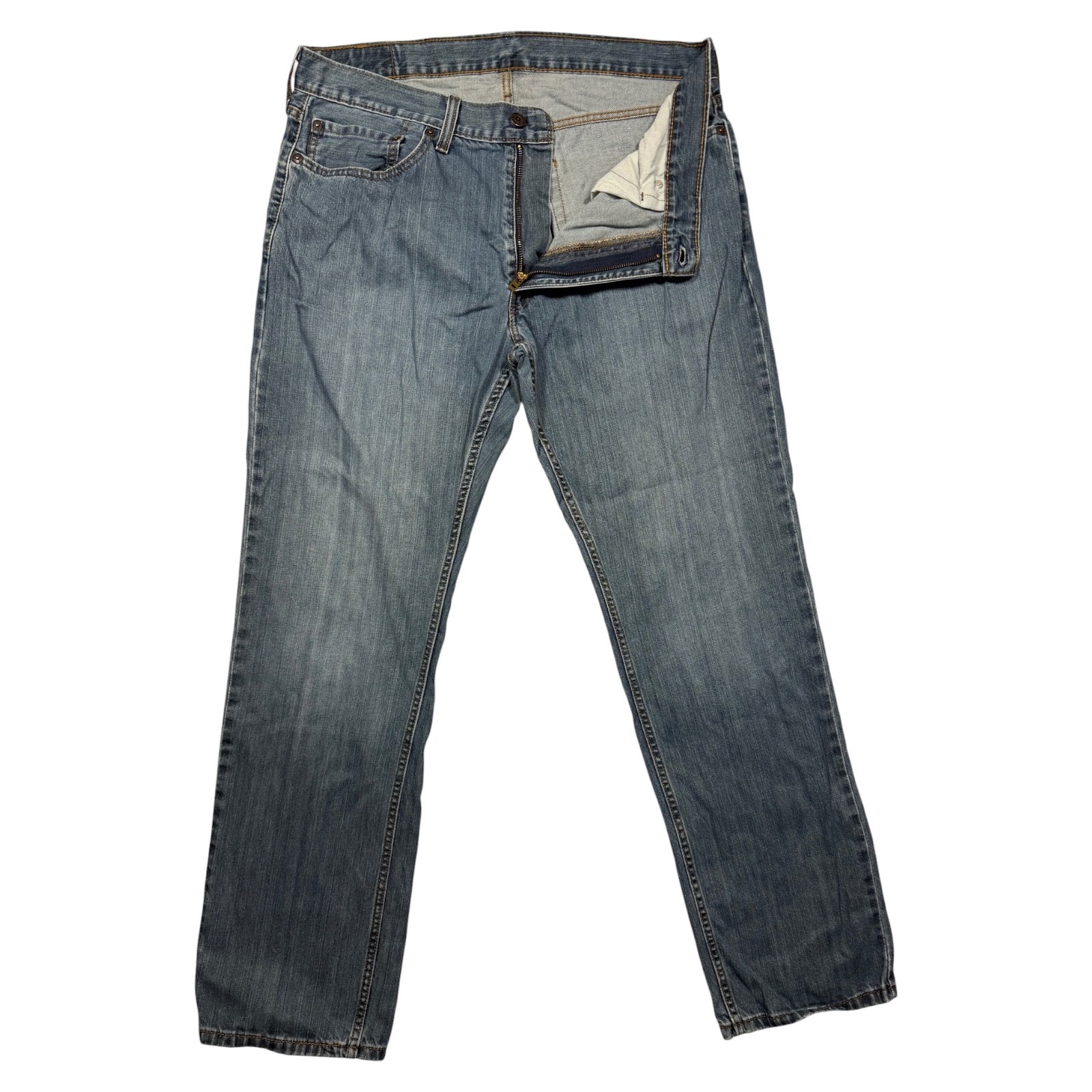Levi’s 559 Blue Straight Leg Relaxed Fit Zip Fly Men’s Jeans Size 36W 32L