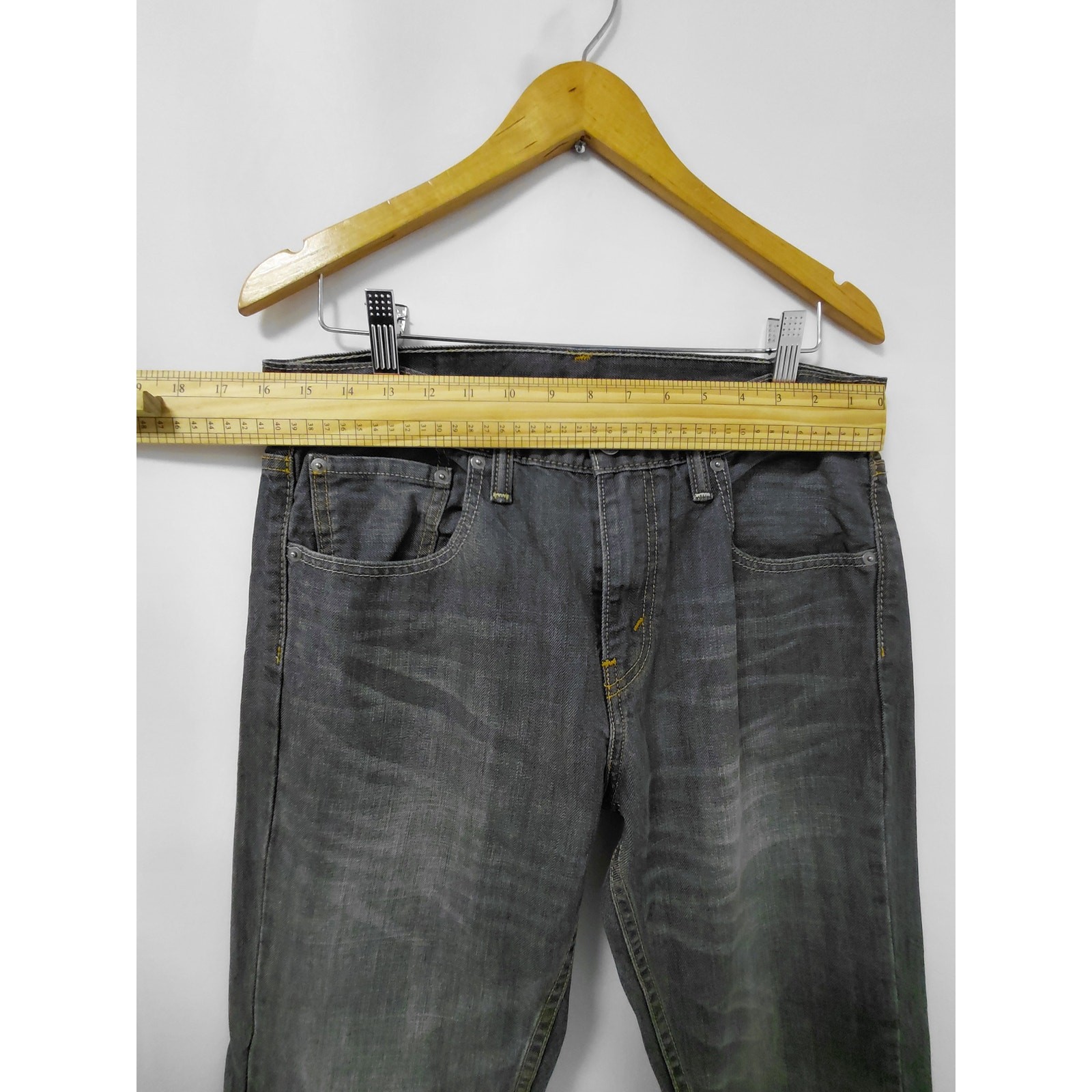 Levi’s Gray Denim Jeans Mid (10-12 in) Classic Men