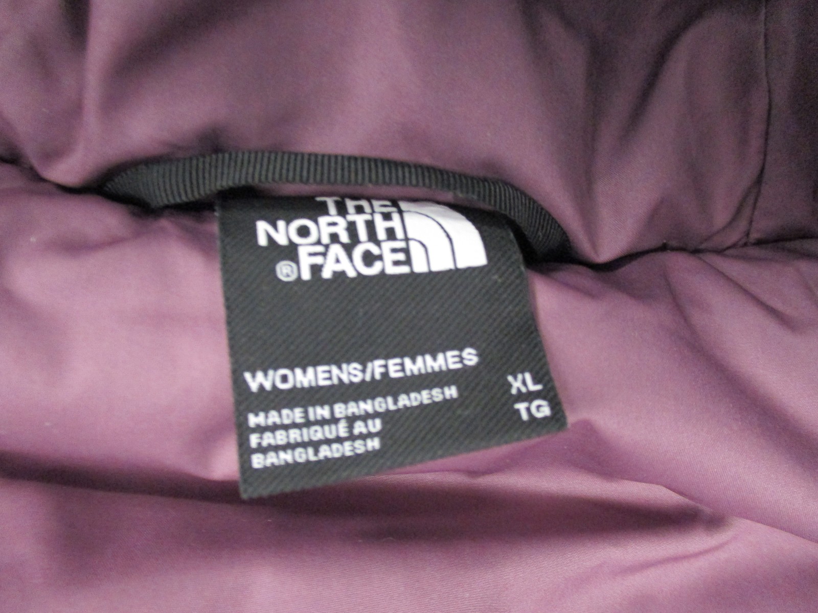 THE NORTH FACE WOMENS ACONCAGUA PARKA SIZE X-LARGE MAUVE NF0A88TA1NI-XL