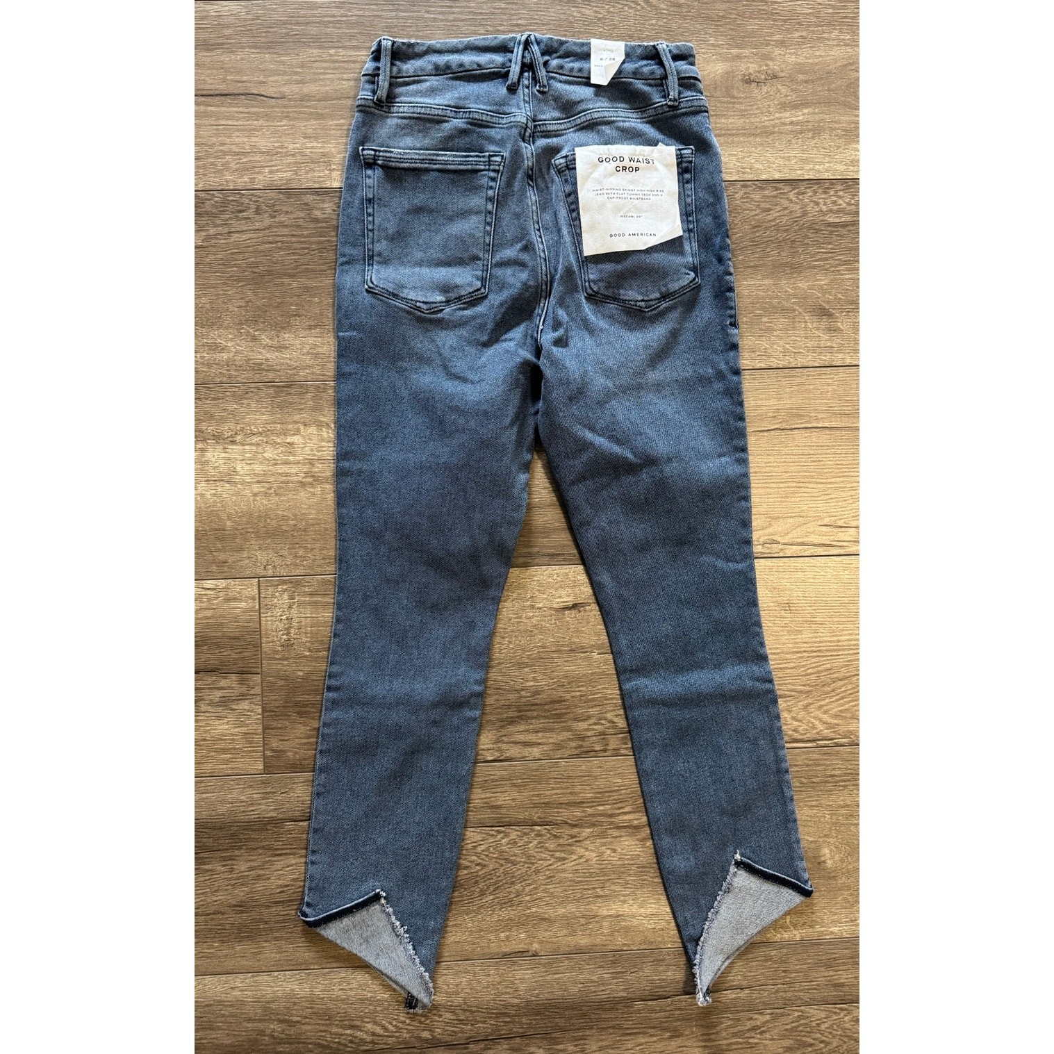 Good American Good Waist Crop Jeans Size 6/ 28 NWT