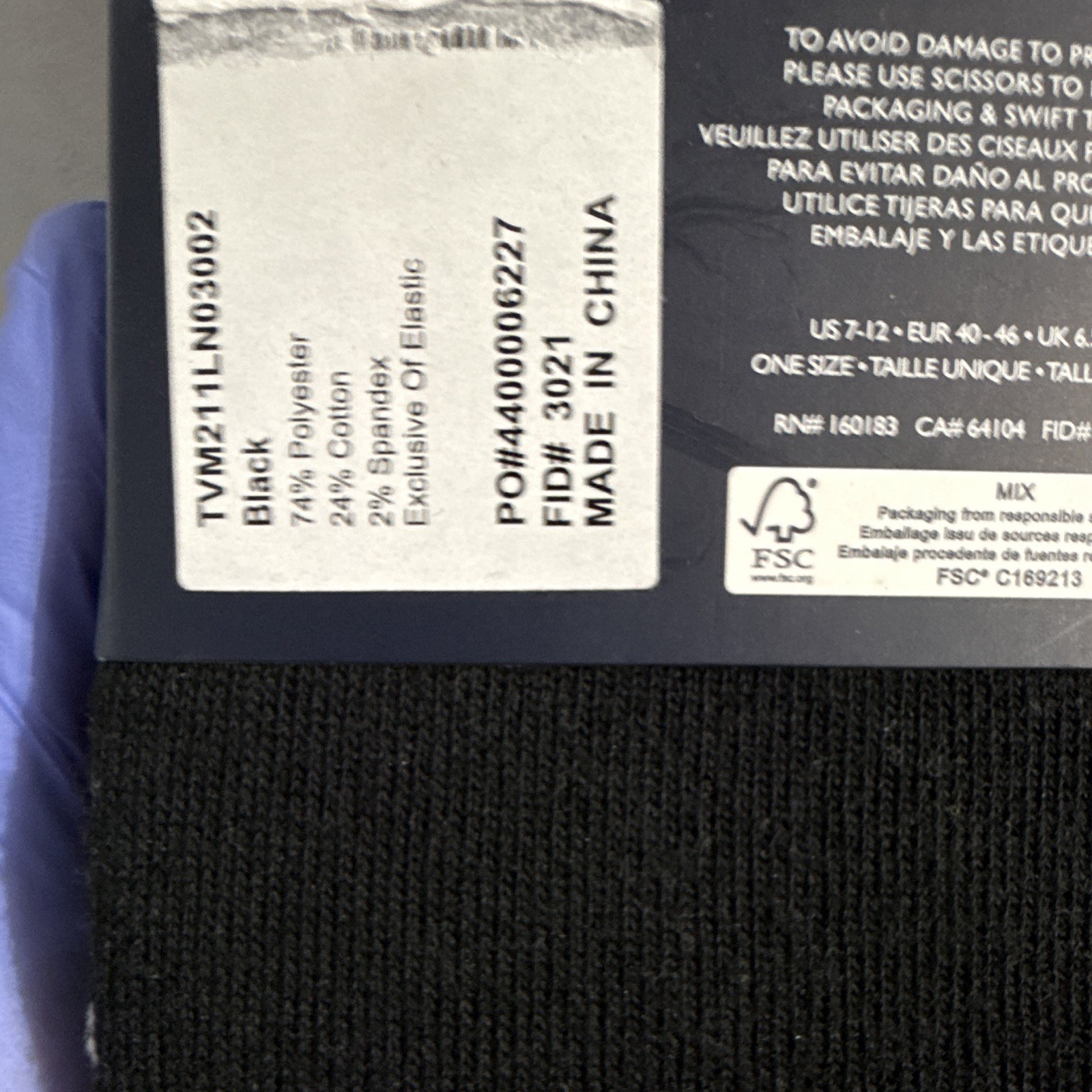 Tommy Hilfiger Men’s Cotton Logo No-Show Sneaker Liner Socks 6 Pairs Black