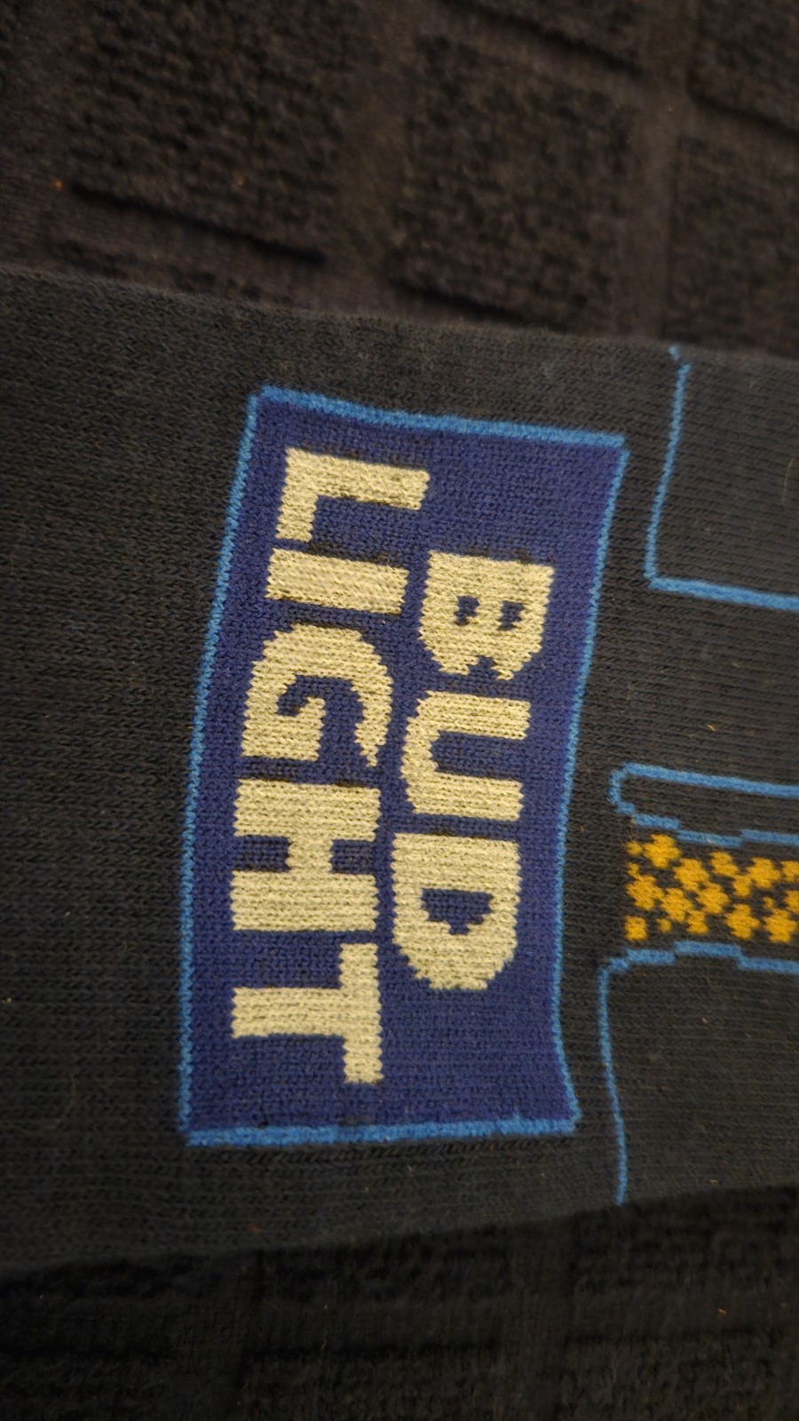 Bud Light Logo Men’s Novelty Socks Black Mid Calf Cotton Size 9-11