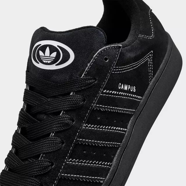 Adidas Campus 00s Core Black White Stitching Men’s Sports Sneaker JP9424
