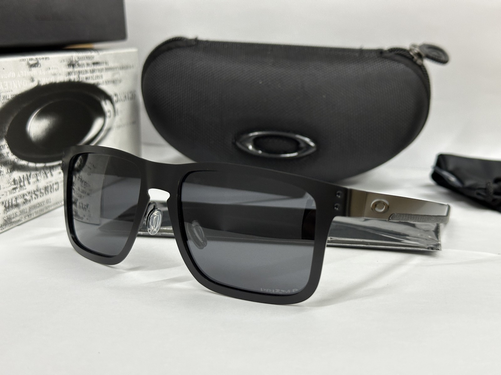 Oakley Holbrook Metal MotoGP Sunglasses OO4123 Matte Black/Prizm
