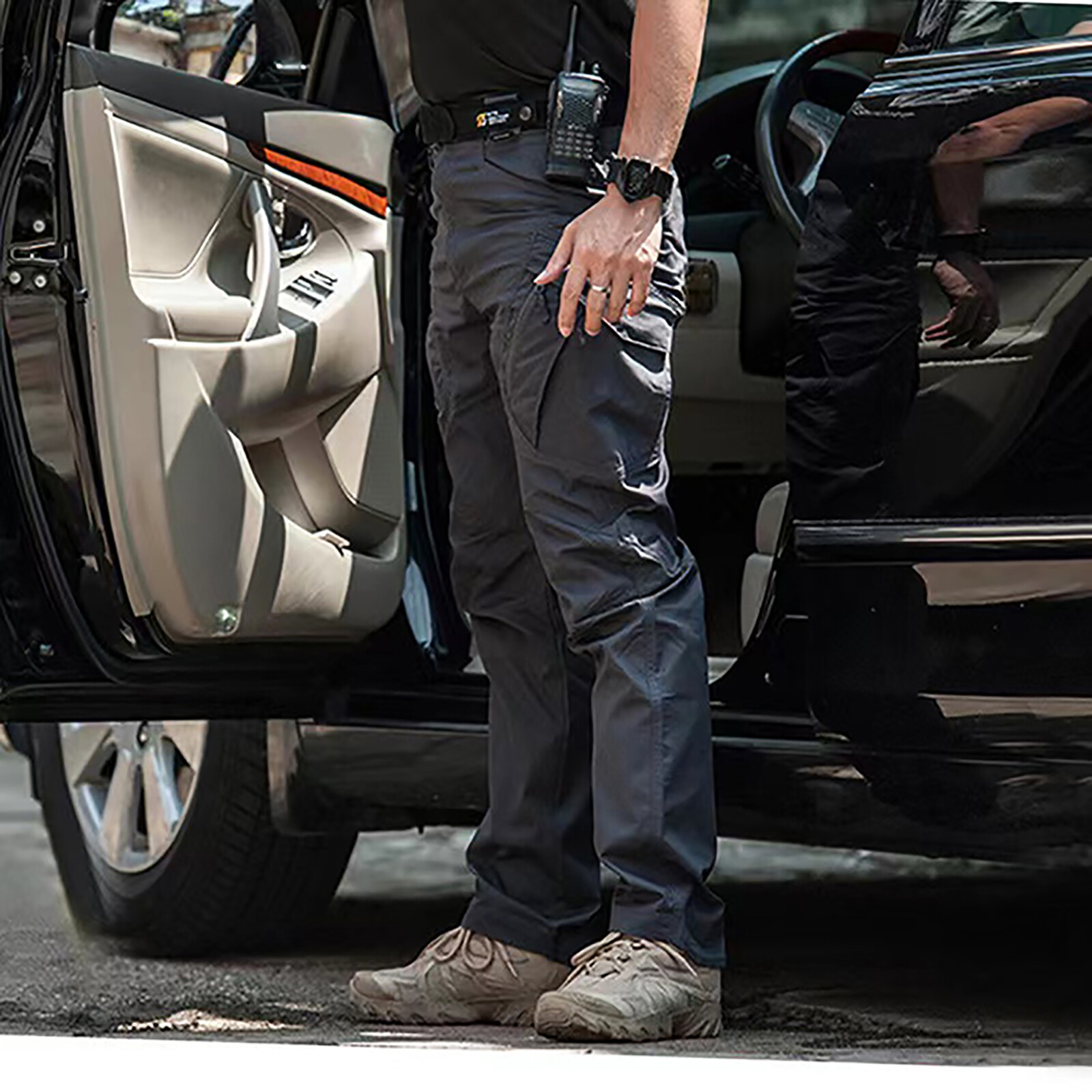 Mens Cargo Pants Tactical Waterproof Work Outdoor Hiking Combat Trousers US