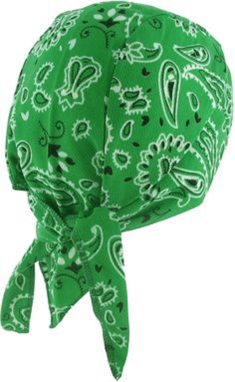 PAISLEY DOO RAG FITTED COTTON BANDANA TIES Do Du Hav A Danna Tie Skull Cap Back