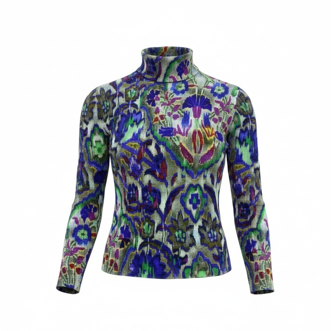 Id6 ISSEY MIYAKE me Multicolor Pleated Top Please TA1 Used AYAN-0