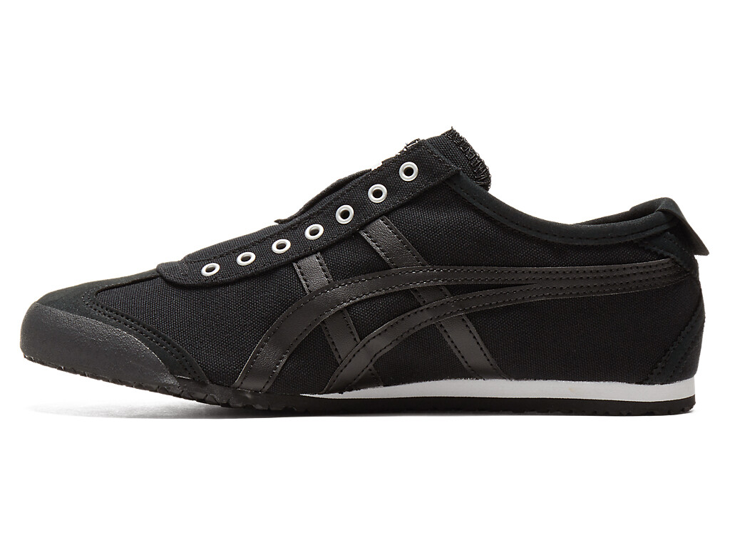 Onitsuka Tiger MEXICO 66 SLIP – ON Canvas WHITE BLACK CREAM BIRCH NAVY TRICOLOR