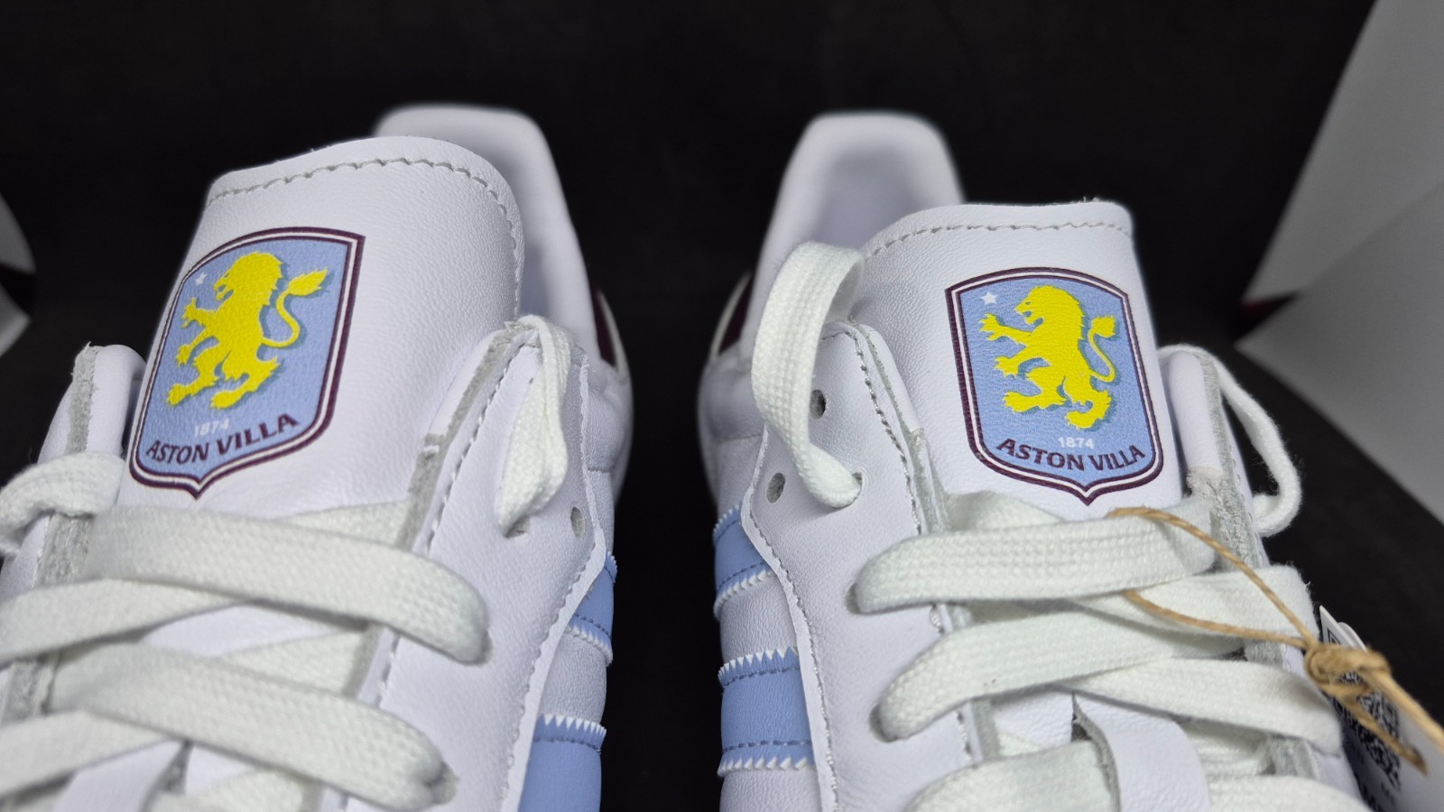 Adidas Mens Samba Licensed Aston Villa 1874 FC Home Kit Shoes JQ4042