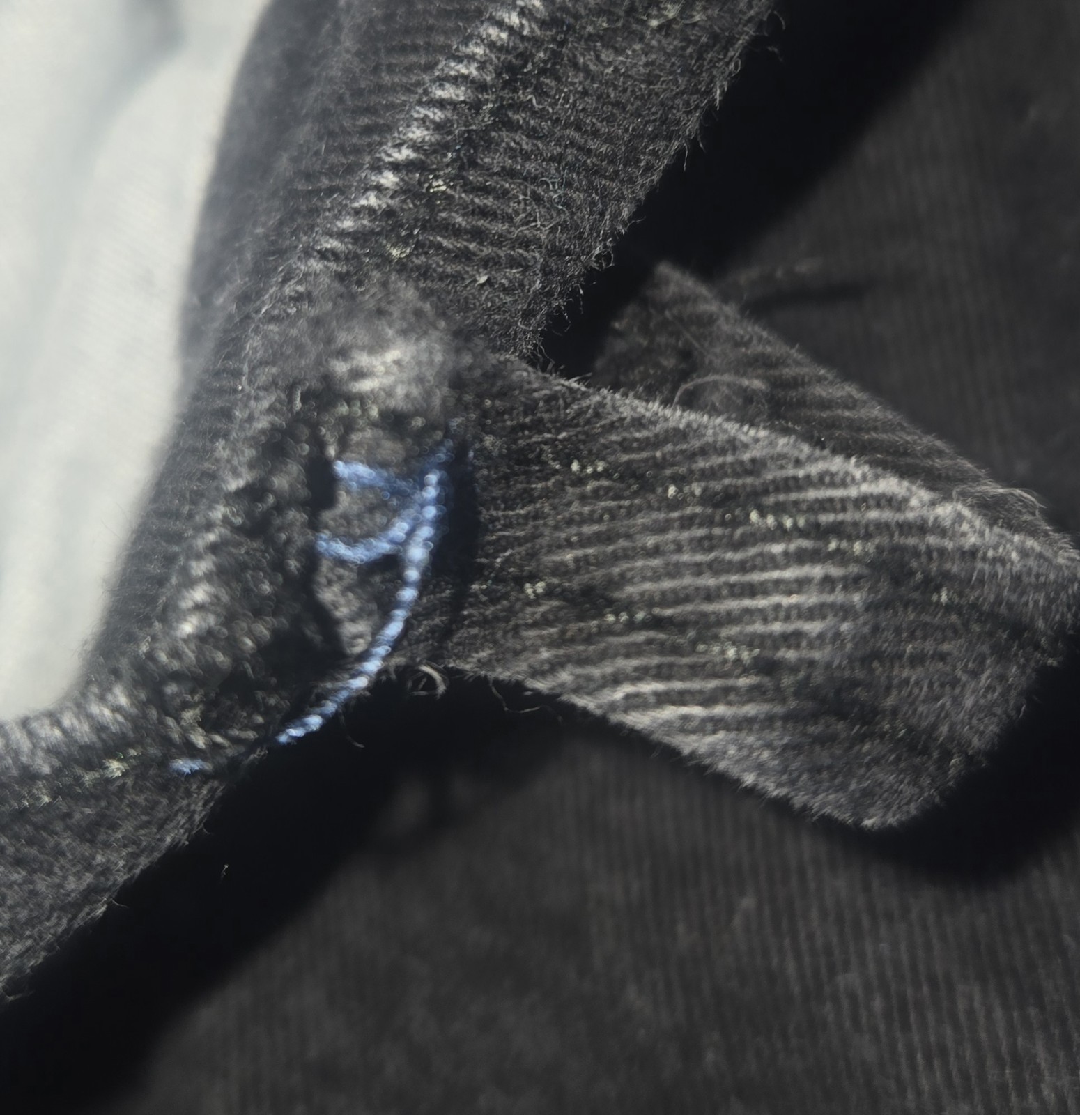 Mens size 48 faded black denim jeans.