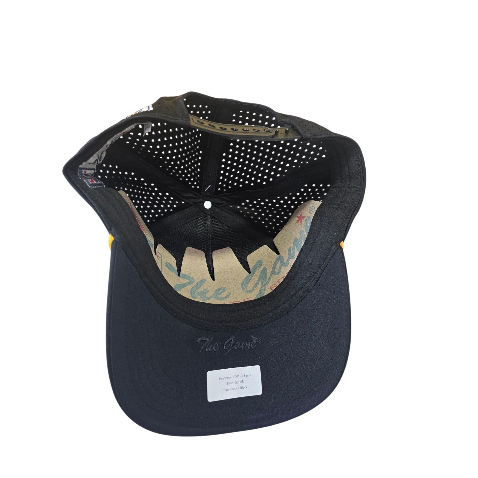 The Game Starkville Jackets Trucker Hat Black Yellow Rope Snapback Cap G200R NEW