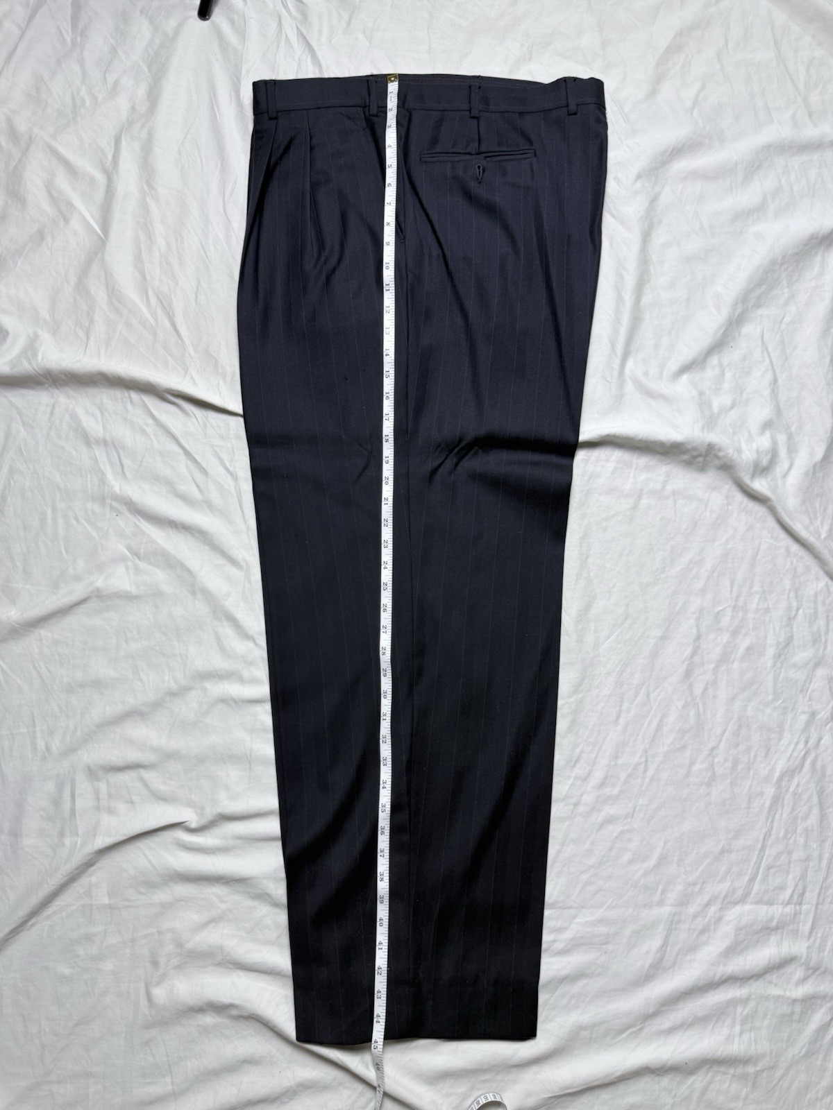 Vito Rufolo Suit Mens 48R 43×28 Made in Italy Lessona Super 100s 2 Piece Cuffed