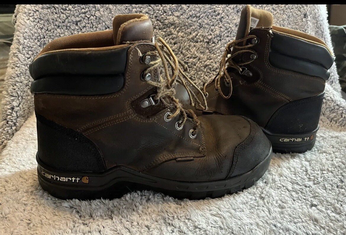 Carhartt Men’s CMF6380 Rugged Flex 6-Inch Composite Toe Work Boot Size 12