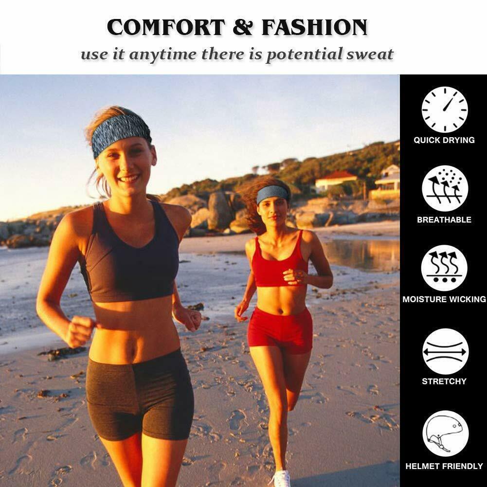 Sports Headband Yoga Running Cycling Sweatband for Women Men Hair Bands Headband