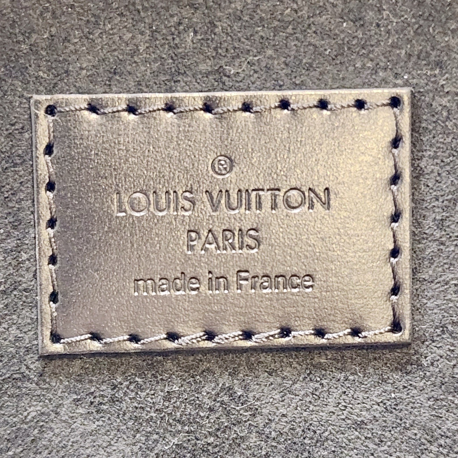 Authentic Louis Vuitton Cannes Reverse Monogram Vanity Bag Gold HW w/ Strap