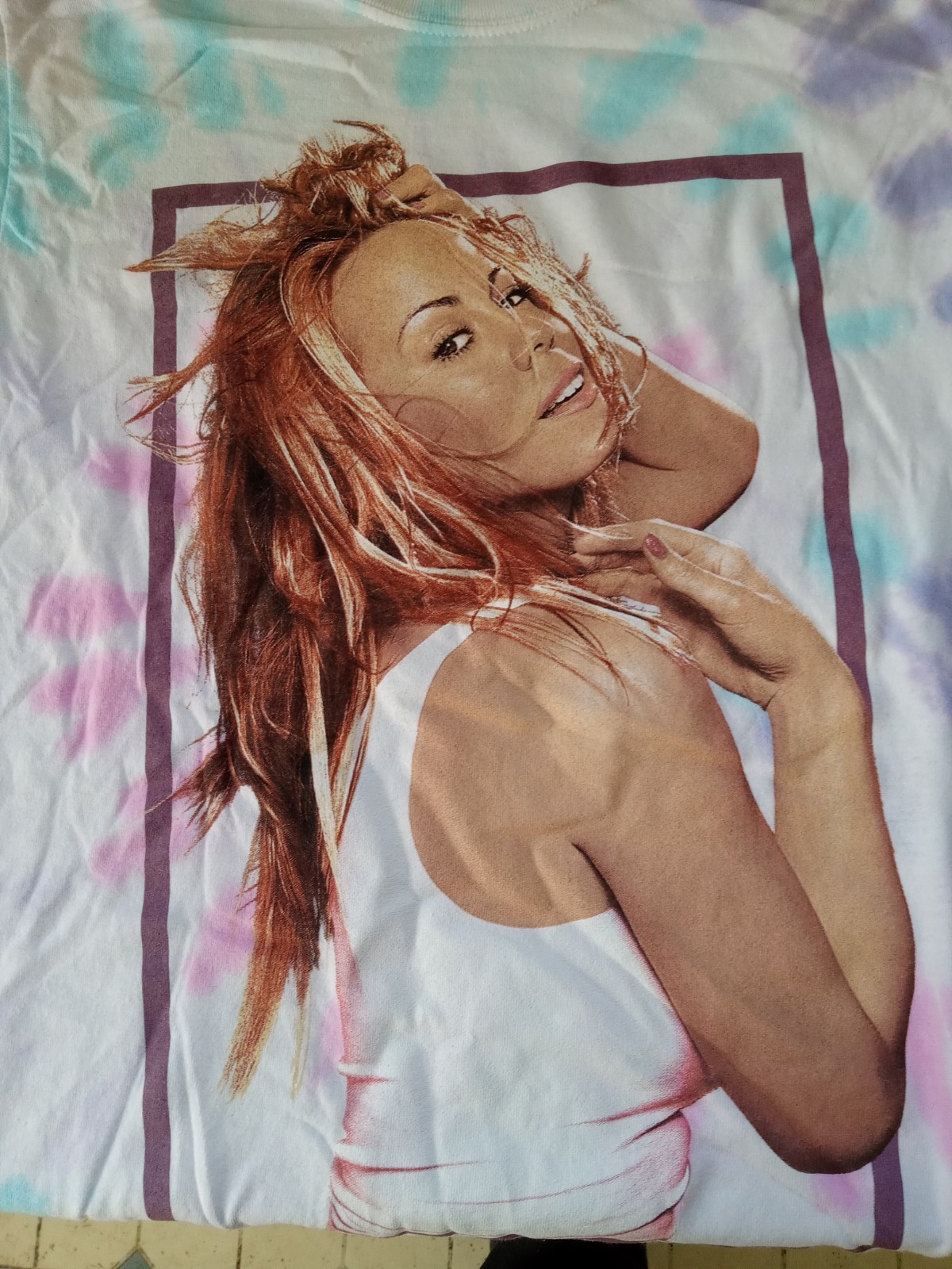 Size Small Mariah Carey Tie-Dye T-Shirt NEW SEE PHOTOS