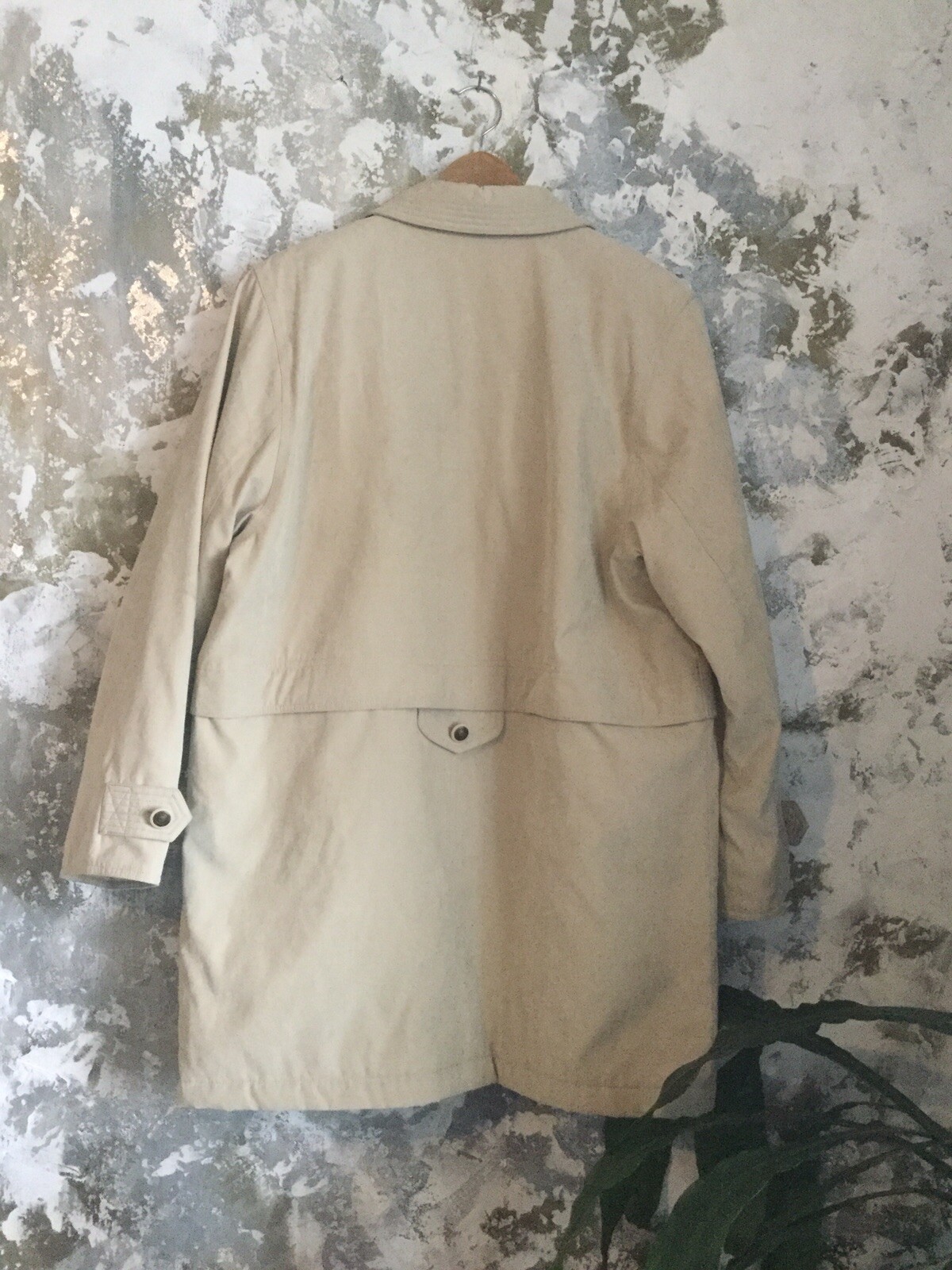 WOMENS COAT PARKA IVORY DESIGNER VINTAGE VGC WORN ON FILM INC UK PP