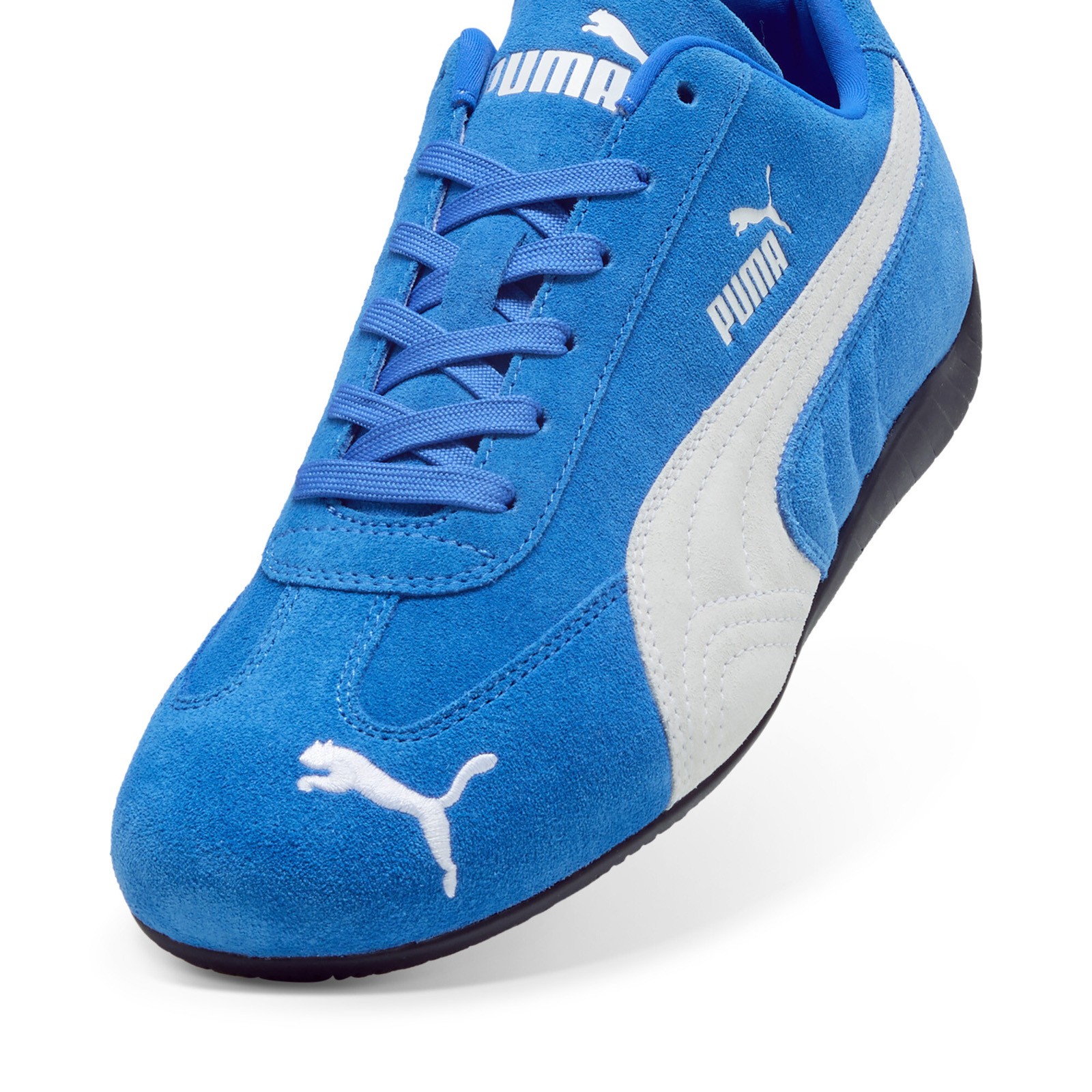 Puma Speedcat OG 39884618 Mens Blue Suede Lace Up Lifestyle Sneakers Shoes