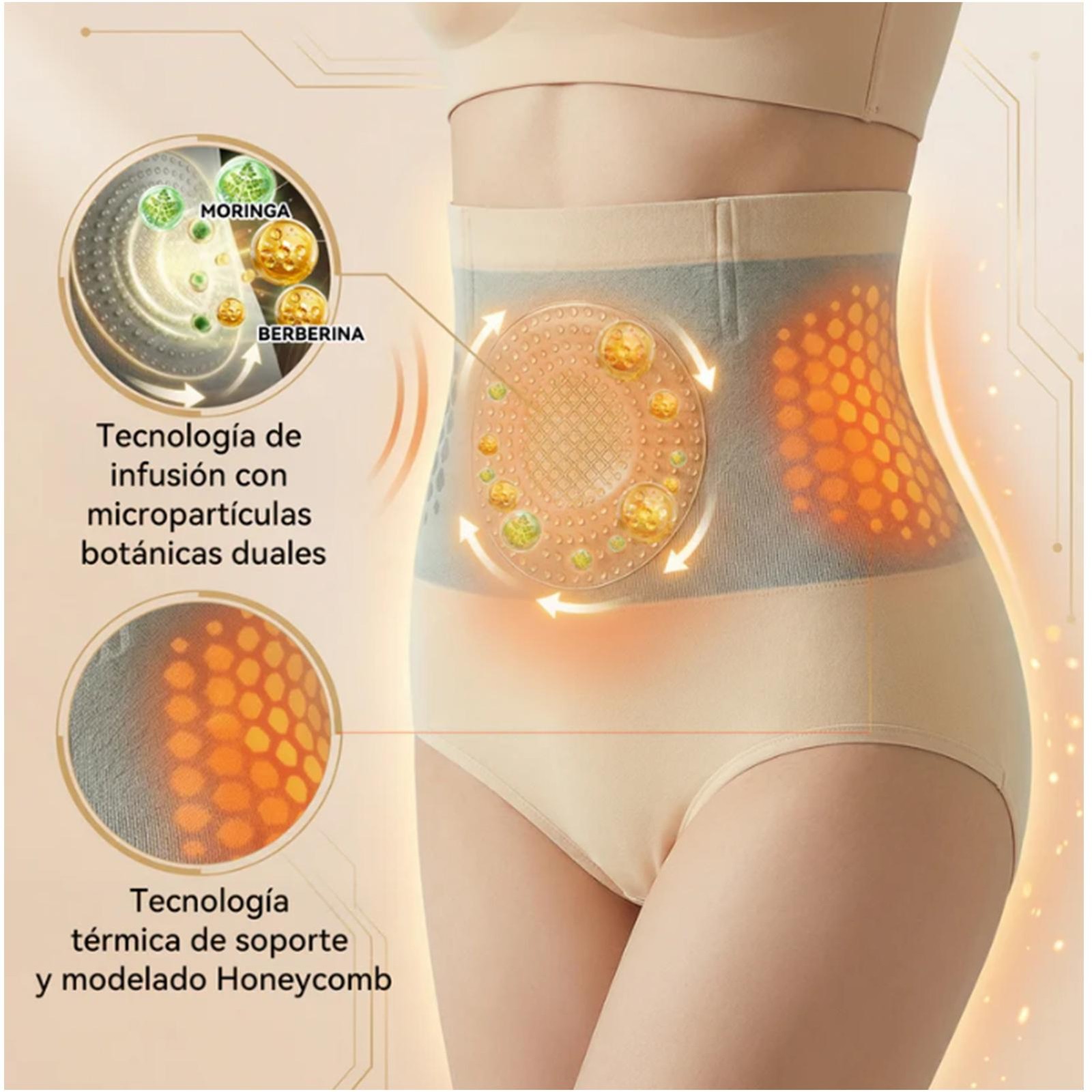 Fat Burning Shorts – Moringa Berberine 4-in-1 Sculpting Weight Loss Shorts