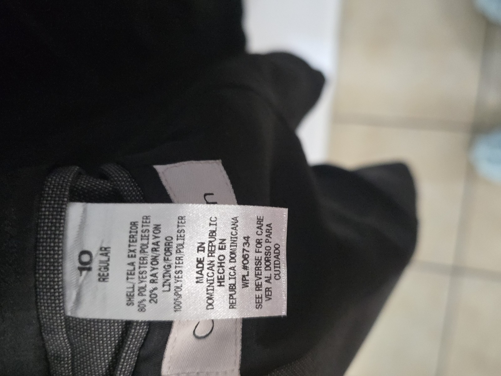 Calvin Klein Men’s Gray 2-Piece Suit 40R 2-Button Flat Front Pants 34×28
