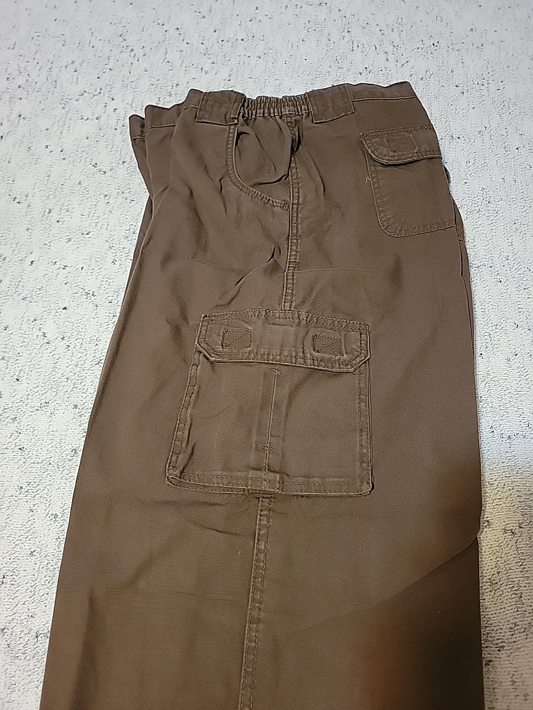 Scandia Woods Elastic Waist Pleated Cargo Pants 48×28