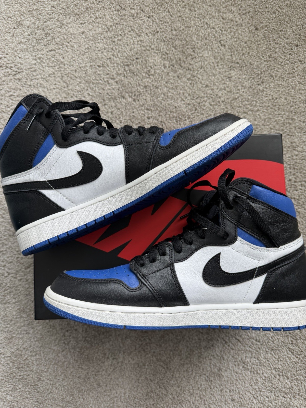Jordan Air Jordan 1 Retro High OG Royal Toe Black/White/Game Royal 555088-041